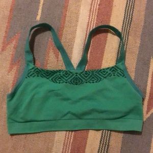 Green Patagonia bra, Large